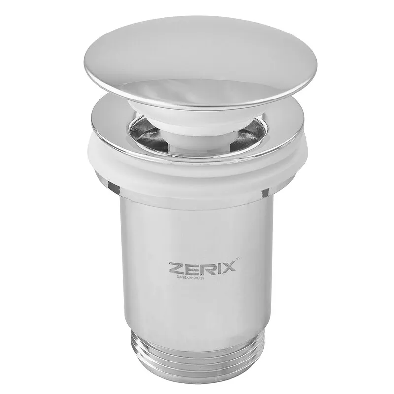 Донний клапан для раковини Zerix BV-01 1 1/4'' з переливом автоматичний СLICK-СLACK  (Z ( 14104 ) Харьков - изображение 1