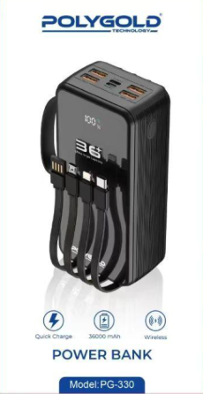Повербанк Polygold PG-PW330 36000 mAh 5V/2.1A Днепр