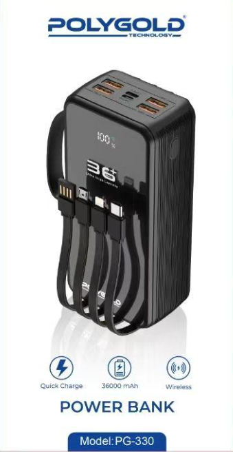 Повербанк Polygold PG-PW330 36000 mAh 5V/2.1A Днепр - изображение 3