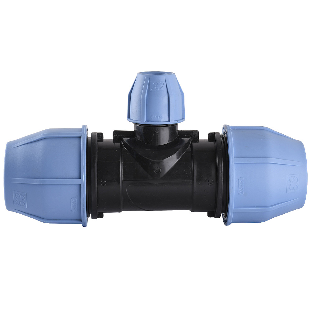 Трійник редукційний ПНД Vsplast 63*32*63  3004 Луцк - изображение 1