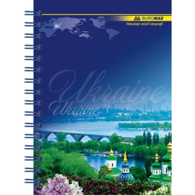 Блокнот Buromax spiral side, А6, 96sheets, square, UKRAINE (assorted) (BM.2422) Винница - изображение 4