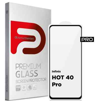 Скло захисне Armorstandart Pro Infinix HOT 40 Pro Black (ARM73828) Вінниця