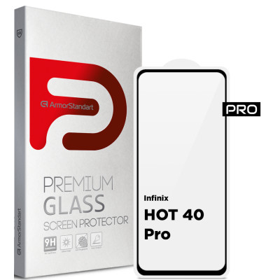 Скло захисне Armorstandart Pro Infinix HOT 40 Pro Black (ARM73828) Вінниця - фото 1