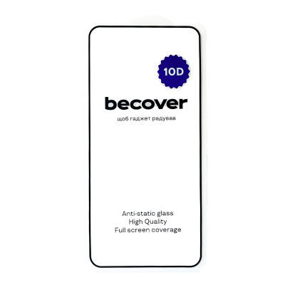 Стекло защитное BeCover 10D Xiaomi Redmi 15 Black (713906) Винница - изображение 3