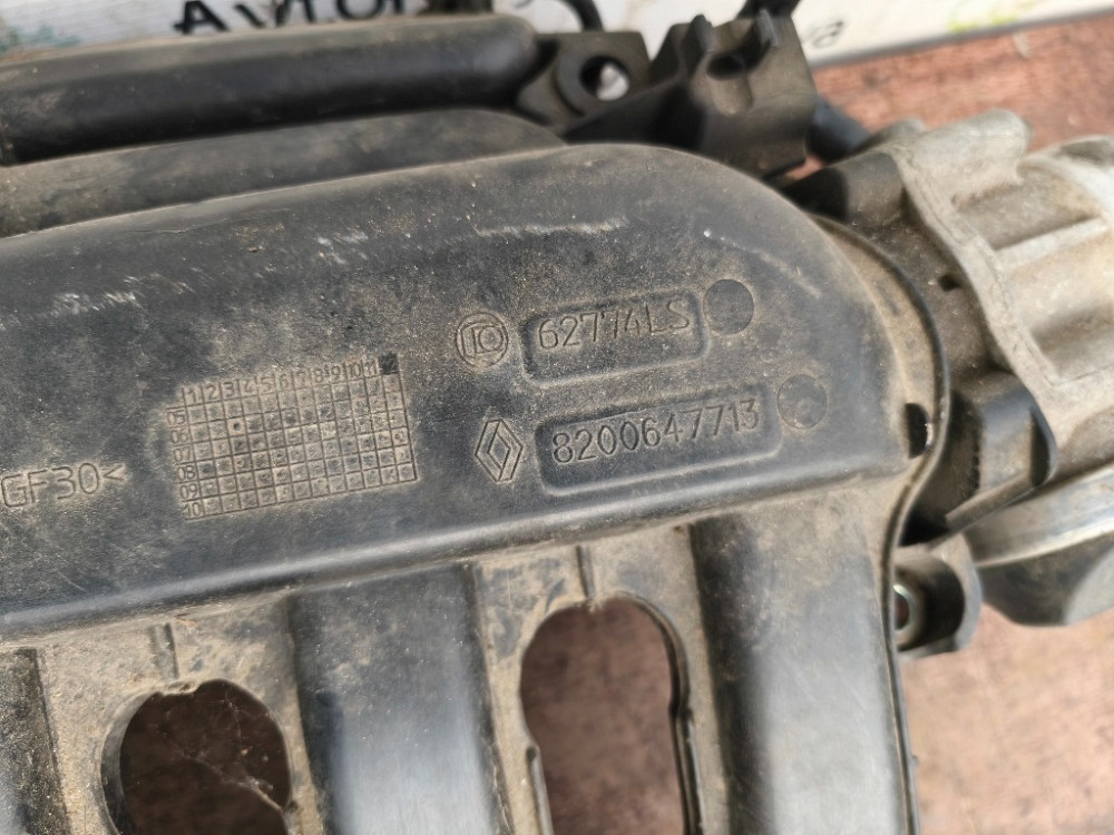 Колектор впускний Renault Clio 1.4 / 1.6 бензин 2005-2009 (8200647713) Ковель - фото 2