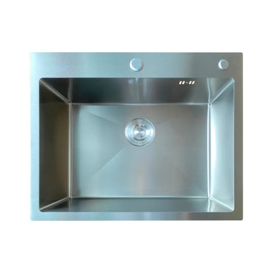 Кухонна мийка Mixxus MH6050 Micro Decor SS Color із нержавіючої сталі (3.0/0.8) колір нержавійка MI8220 Харків