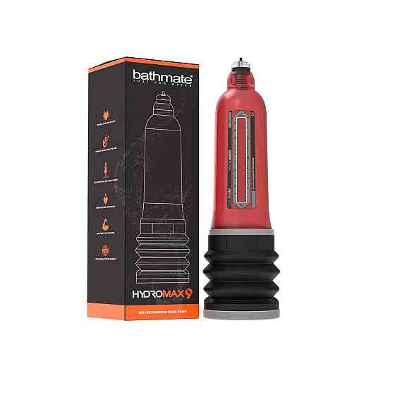 Гидропомпа Bathmate Hydromax 9 Red (X40), для члена длиной от 18 до 23см, диаметр до 5,5см Sex Aura Киев