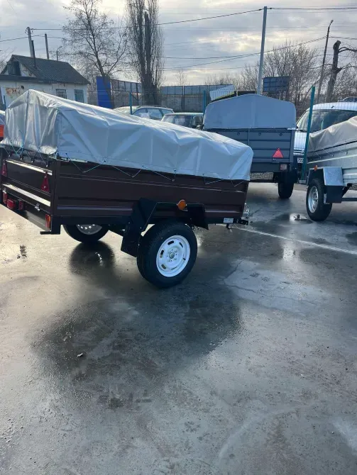 Новий автомобільний причіп "Дніпро-201" 200х120х35 Великий Бычков - изображение 1