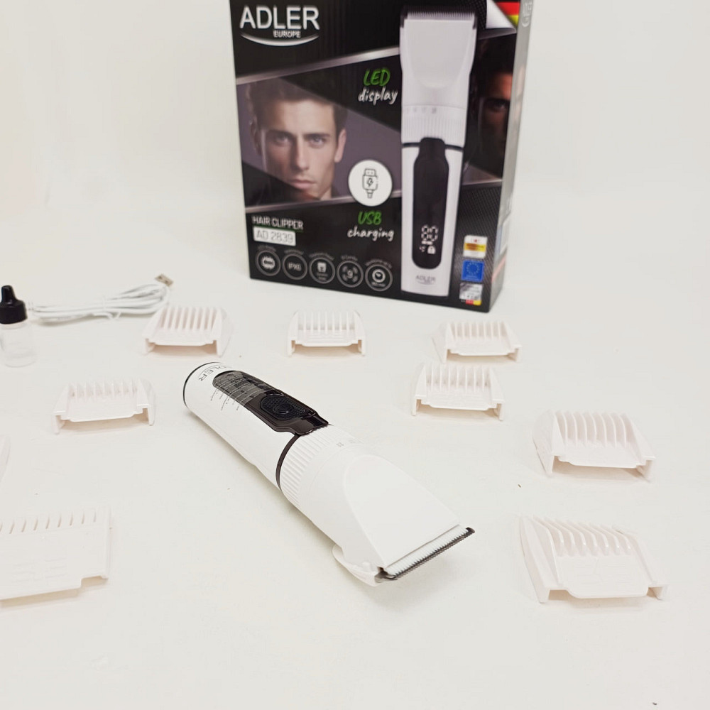Машинка для стрижки волос беспроводная ADLER, Электробритва для стрижки головы Триммер висков BF-58 Львов - изображение 10