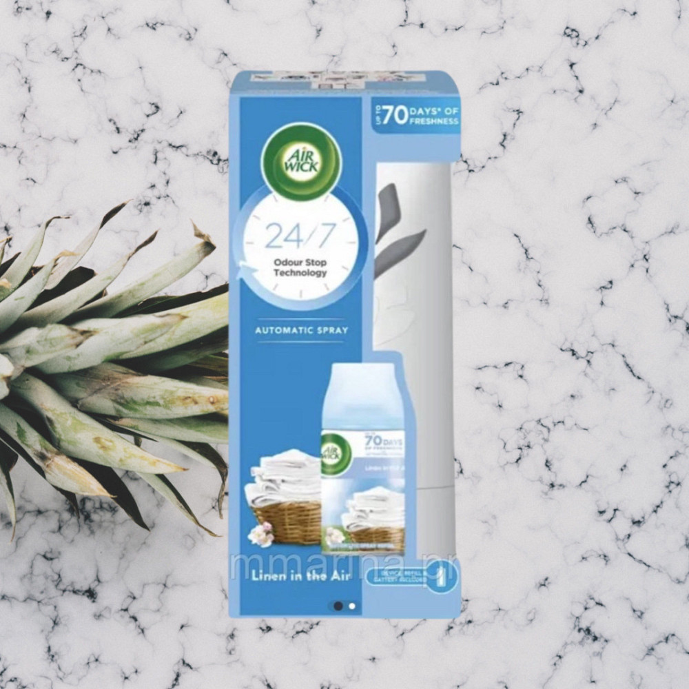 Автоматичний освіжувач повітря Air Wick Linen in the Air 250 ml. Виноградов - изображение 2