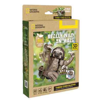 Пазл Cubic Fun тривимірний Дикі тварини Лінивець (DS1175h) Вінниця