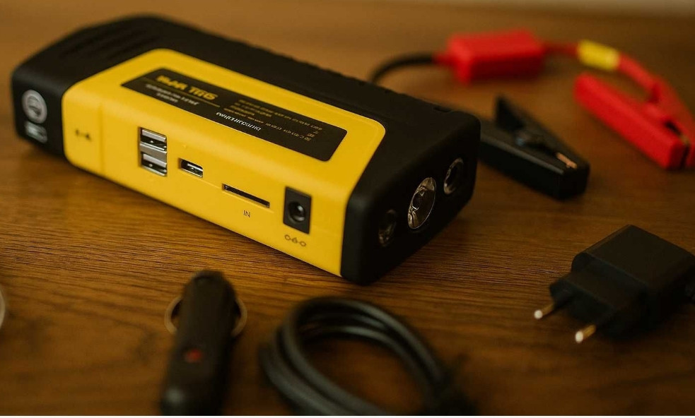 Пуско зарядний пристрій для авто бустер павербанк 50800 мАч.  новий Киев - изображение 2