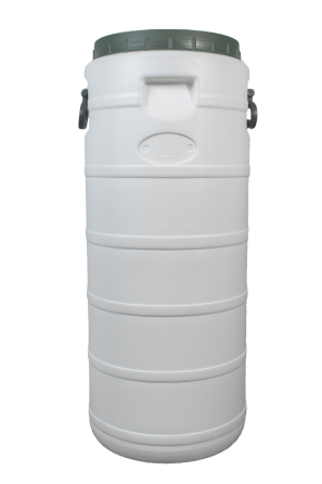 Пищевая бочка 50 л белая бидон  широкая горловина для молока и меда Днепр