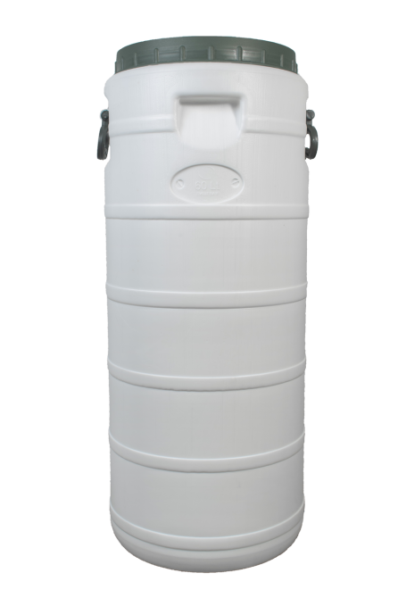 Пищевая бочка 50 л белая бидон  широкая горловина для молока и меда Днепр - изображение 1