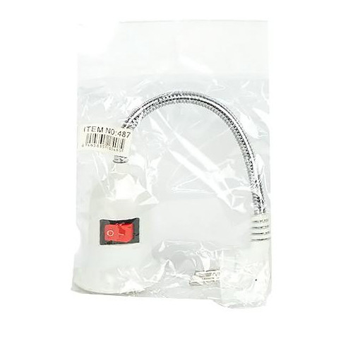 Патрон Е27 с вилкой и выключателем, гибкий удлинитель 15см Винница - изображение 3