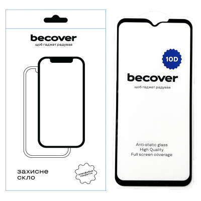 Стекло защитное BeCover Samsung Galaxy Xcover7 10D Black (711363) Винница - изображение 1