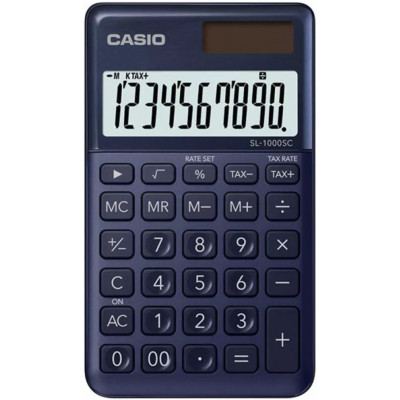 Калькулятор Casio SL-1000SC-NY-W-EP, темно-синій (CALC-CAS-SL-1000SC-N) Вінниця - фото 1