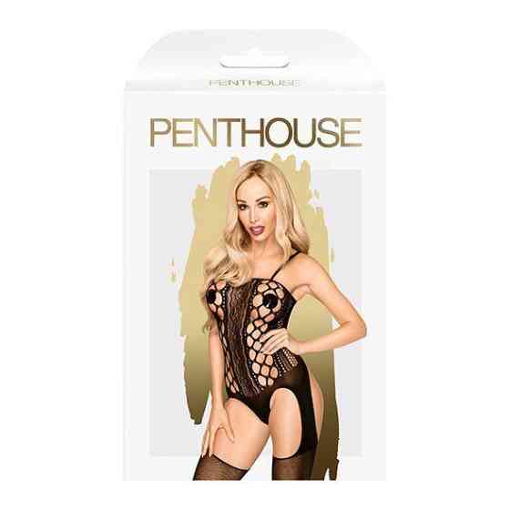 Бодістокінг з імітацією панчох Penthouse - Bomb Squad Black S/L Sex Aura Київ