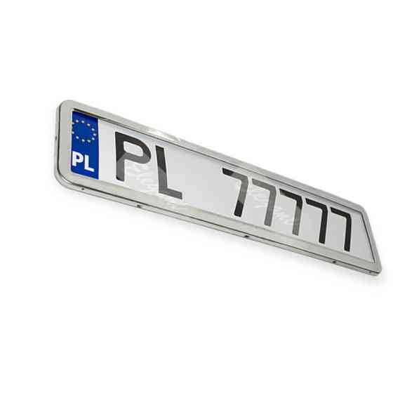 Рамка под номер нержавейка книжка Мукачево