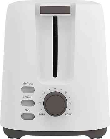 Тостер AIWA ABT-700 ASATAN 750Вт/ 2 відділення/мех. управління/розморожування/підігрів булочок/білий Вінниця