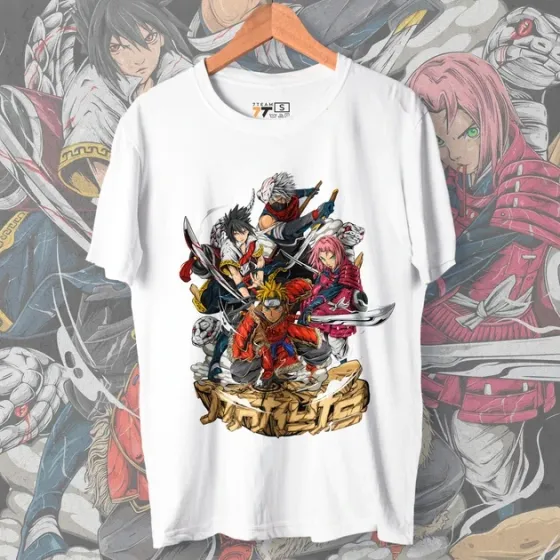 Футболка чоловіча з  принтом Наруто Команда Сім Розмір 48 Anime0056 Дніпро