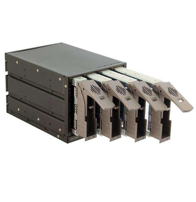 Бекплейн Chieftec SST-3141SAS 3x5.25" -> 4x3.5" HDDs Hot-Swap Aluminium Винница - изображение 1