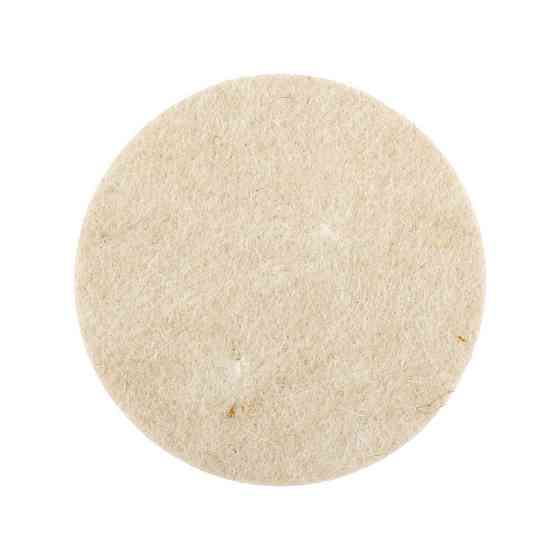 Круг полірувальний MASTERTOOL на липучці з натуральної повсті м'який вологостійкий 6 мм Ø 100 мм набір 5 шт 08-9710 Коломыя