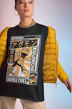 Футболка для мальчика аниме Аниме Винтаге Спекиал Манга оверсайз (рост от 165 до 180 ) Черний AnimeJ1129m Днепр