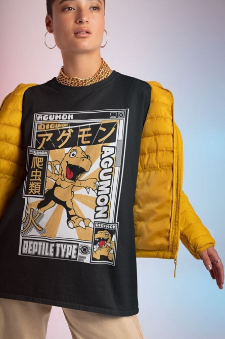 Футболка для хлопчика з аніме принтом Аніме Вінтаге Спекіал Манга оверсайз (зріст від 165 до 180) Чорний AnimeJ1129m Дніпро - фото 3