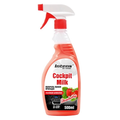 Автополироль WINSO COCKPIT MILK Strawberry 500мл (810830) Винница - изображение 1