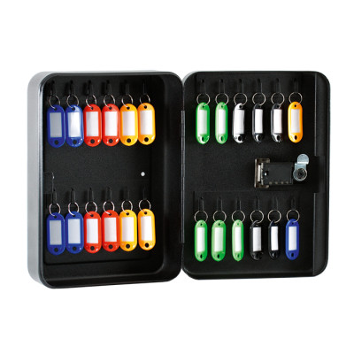 Бокс для ключів Buromax на 24 секції, з брелоками, з кодовим замком, сталевий, чорний (BM.0410) Вінниця - фото 1