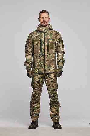 Тактичні чоловічі літні штурмові посилені штани  мультикам ріп стоп з наколінників і липучками під коліно Львів