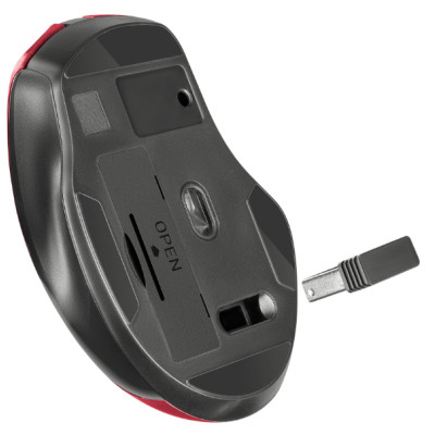 Мишка Defender Prime MB-053 Silent Wireless Red (52052) Вінниця - фото 3