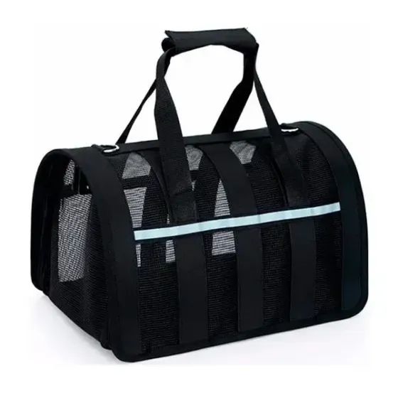 Черный Сумка переноска для кошек и собак CosmoPet CP-46 Коломыя