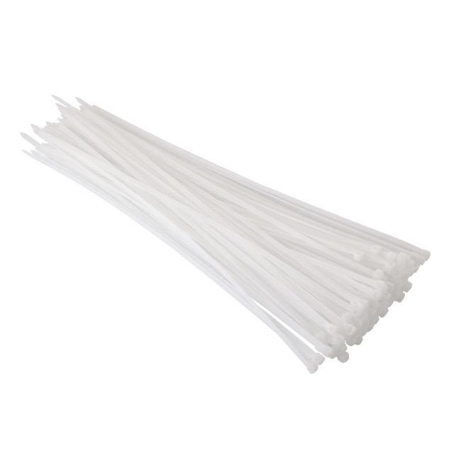 Хомут пластиковий, 4,8×350 мм, 100 шт/упак, білий INTERTOOL TC-4835 Київ - фото 2