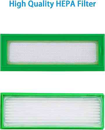 Аксесуари для робот-пилососа Kobold VR200 VR300 зелений комплект 12 шт (1 ролик, 6 бічних щіток, 4 HEPA фільтри) Київ