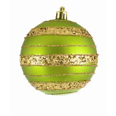 Елочная игрушка YES! Fun Золотое яблоко шар зеленый 8 см (972952) Винница