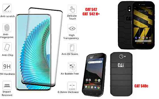Защитное стекло HyperGlass Pro для CAT S42, S42 H+, S48c – максимальная чувствительность и защита Киев