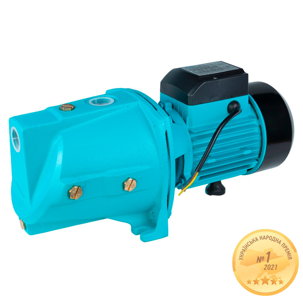 Насос відцентровий самовсмоктуючий 0.75кВт Hmax 42м Qmax 80л/хв AQUATICA JSWa10M (775083) Рівне - фото 1