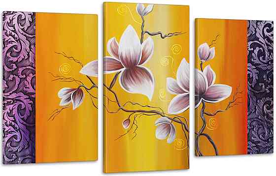 Модульна картина Абстракція Колір (53x100sм) Art-163_3 100x150 см Київ