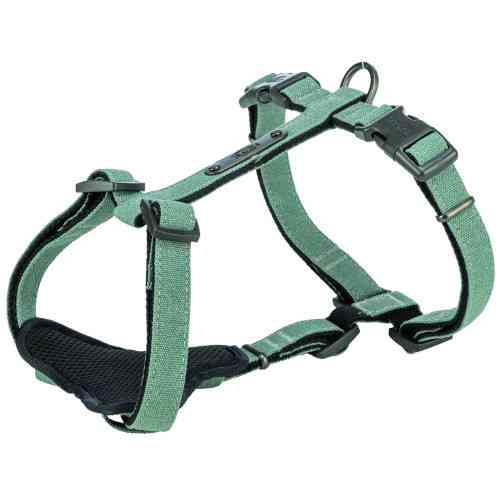 Шлей Trixie CityStyle H-harness для собак хлопок S–M 42–60 см 15 мм светло-зеленый Киев