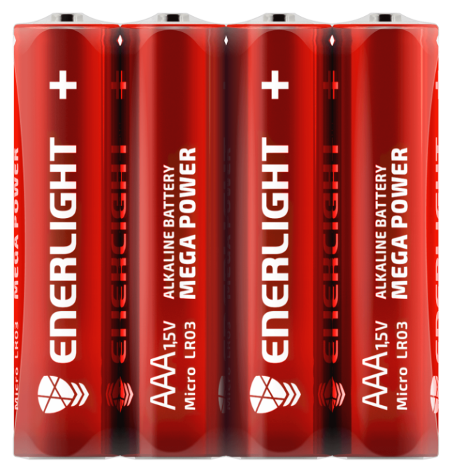 Батарейка мініпальчик ENERLIGHT MEGA POWER AAA 1.5V бокс 40 шт. Рівне - фото 1
