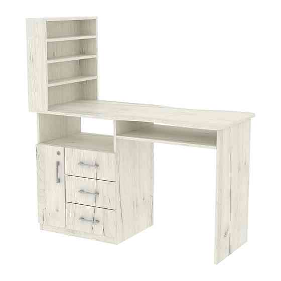 Стіл манікюрний СМ-1, Дуб Крафт Білий, 1230/550/1264 Львів