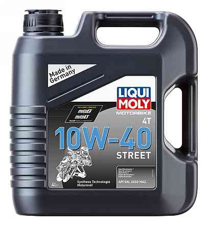 LIQUI MOLY 1243 Motorbike 4T 10W-40 Street — HC-синтетична моторна олива для 4-тактних мотоциклів | Надійний захист двигуна, транс Ковель