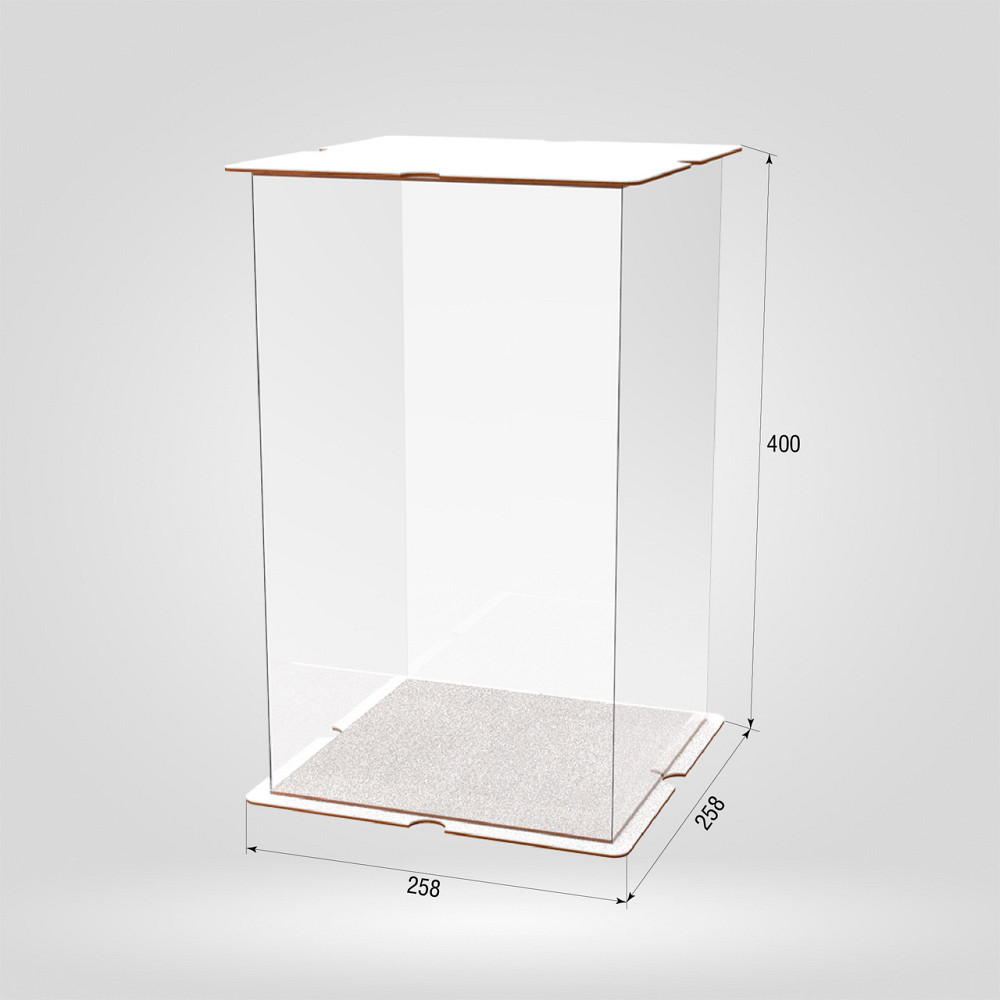 Коробка для тортів, квітів та подарунків EKOSTAR 230х230х400 Київ - фото 2