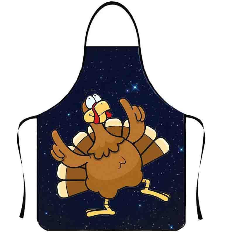 Фартук смешной с рисунком курицы 75 на 60 см разноцветный Киев - изображение 1