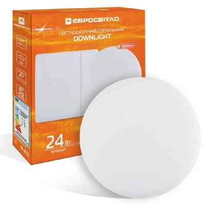 Світильник точковий Євросвітло LED-R-170-24 6400К без рамки Вінниця