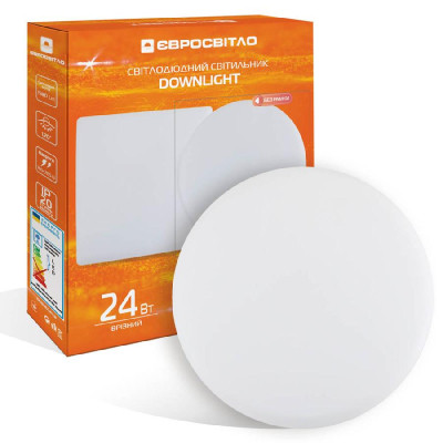 Светильник точечный Євросвітло LED-R-170-24 6400К без рамки Винница - изображение 1