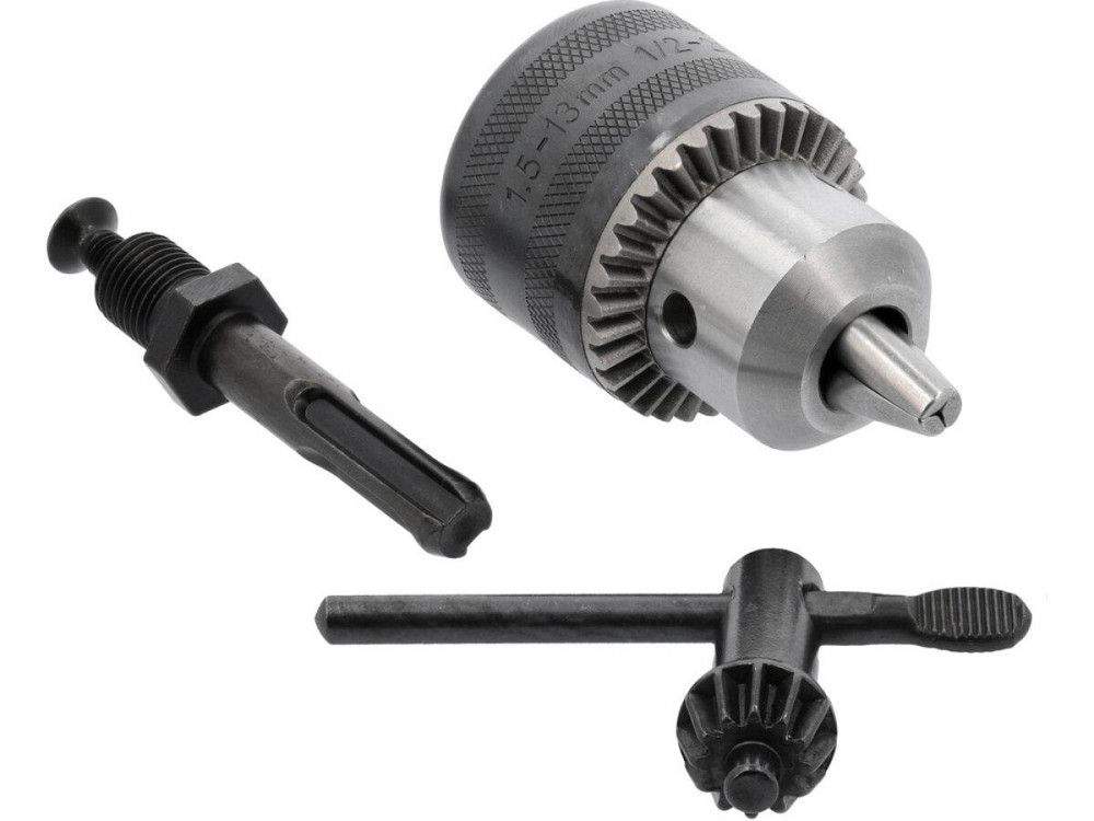 Патрон для дриля з ключем і адаптером SDS YATO до гвинта- G1/2 20UNF, кріплення Ø= 1,5-13 мм [5/40] Одесса - изображение 1