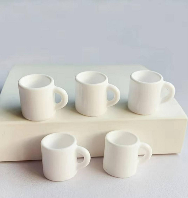 Набір мініатюрних чашок із смоли 10 шт для декору та DIY Київ - фото 2